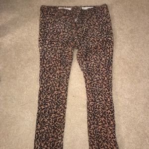 Anthropologie Patterned Corduroys